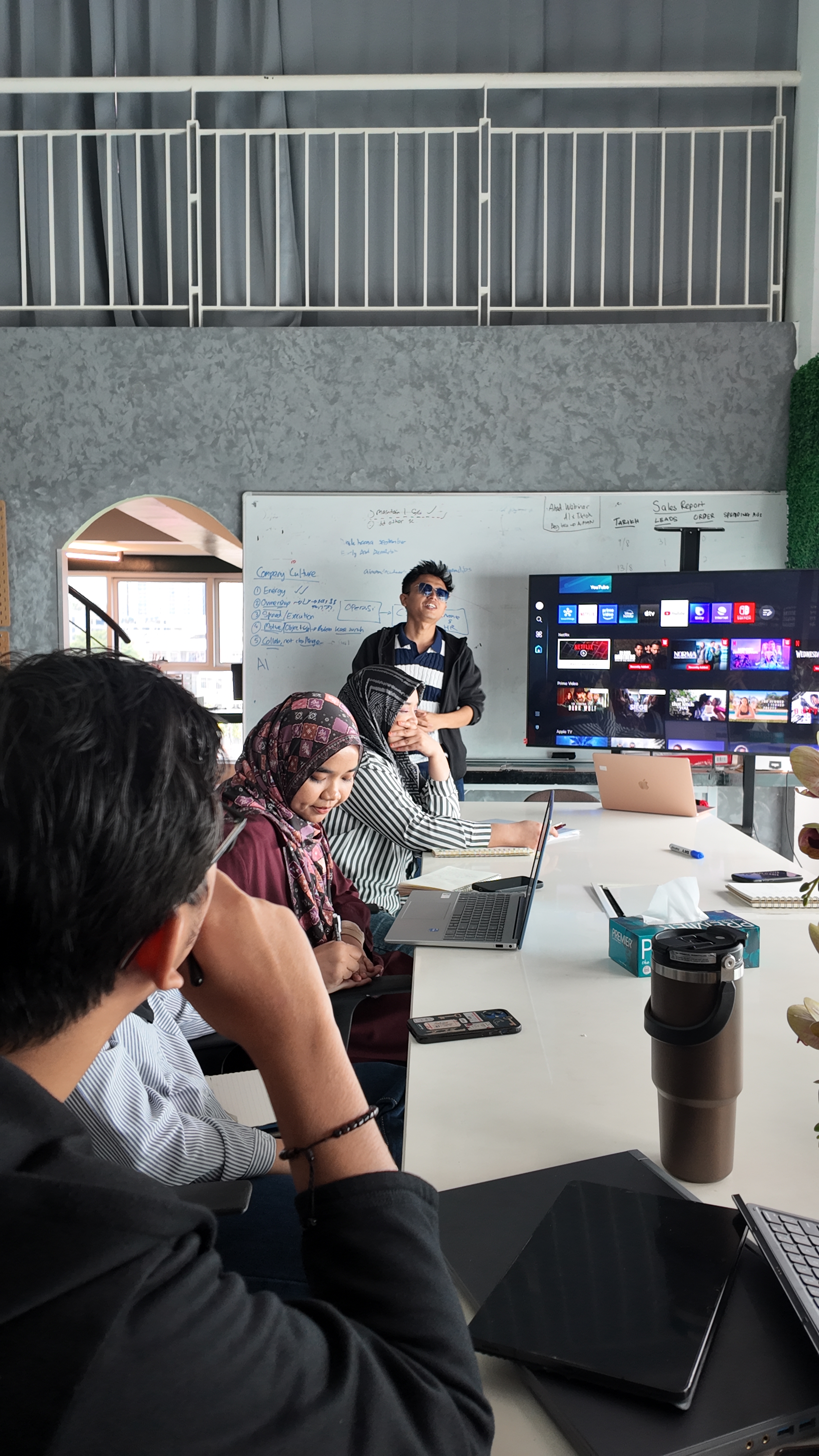 Along Roket giving a talk about the creator economy in Malaysia